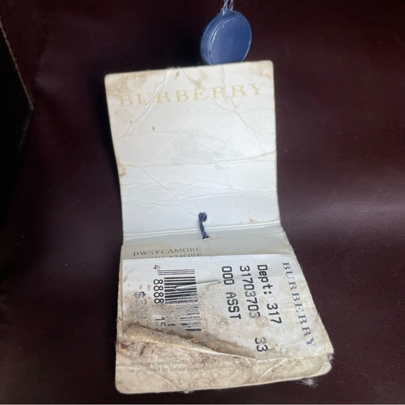 VTG Rare Burberry Brown House Check Top Handle Structured Bag Authentic w/ COA - Picture 15 of 16